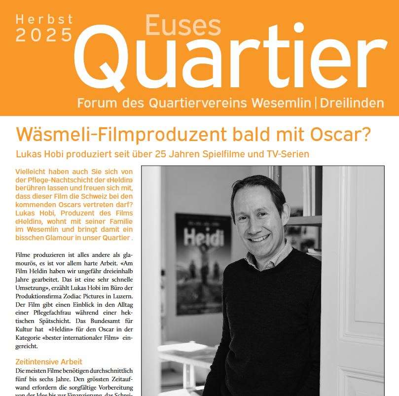 Herbstausgabe 2025 «Euses Quartier»