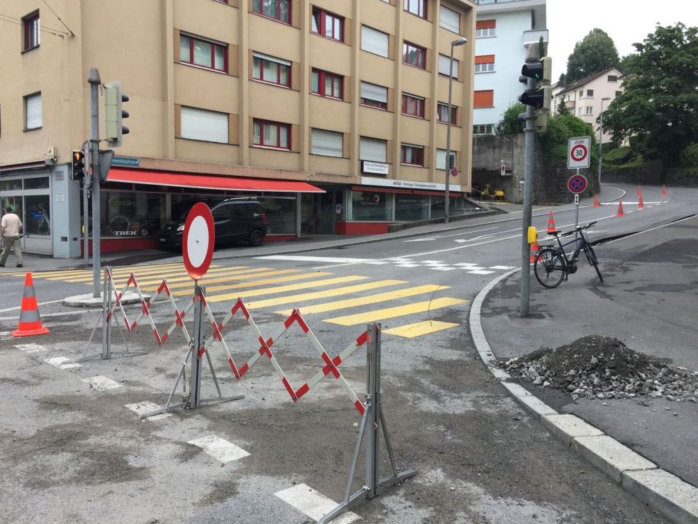 Hünenbergstrasse war vier Tage lang gesperrt