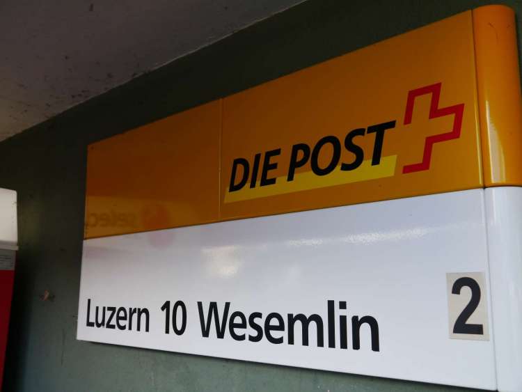 Vermutlich verschwindet auch die Postagentur Wesemlin.