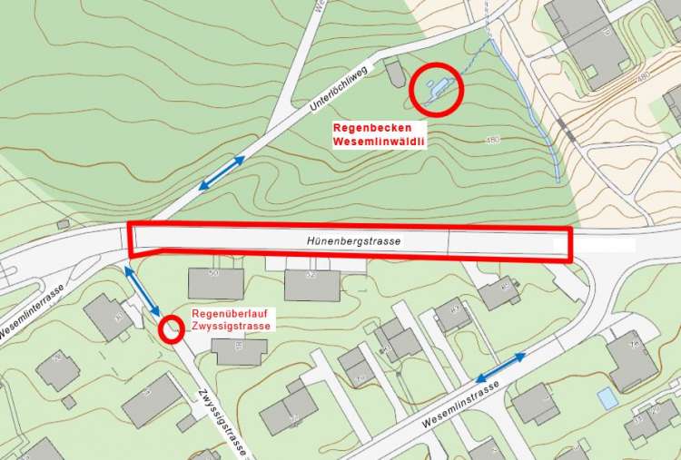Kartenausschnitt: Geoinformation Kanton Luzern 